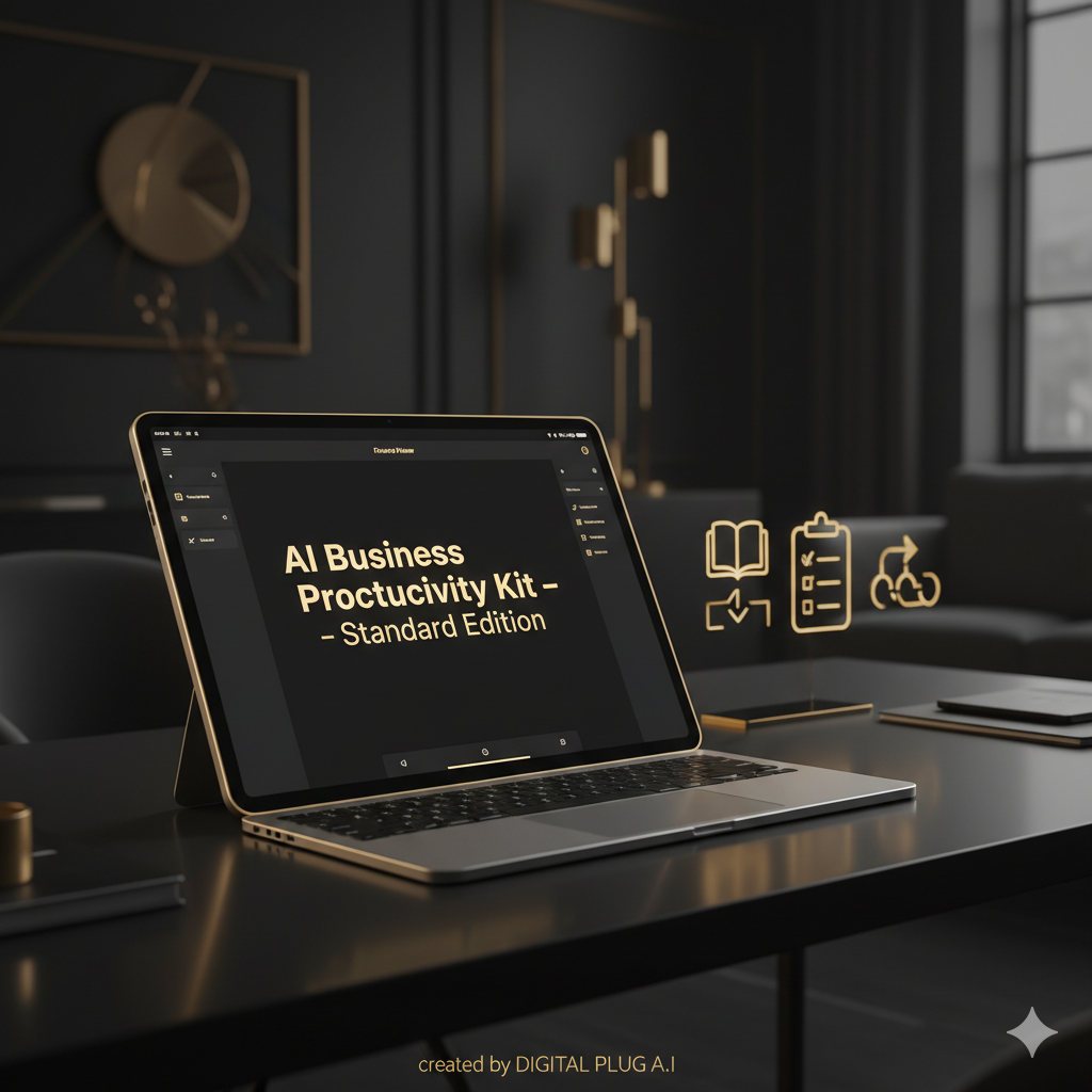 AI Business Productivity Kit – Digital Plug A.I. Planner & Workflow System
