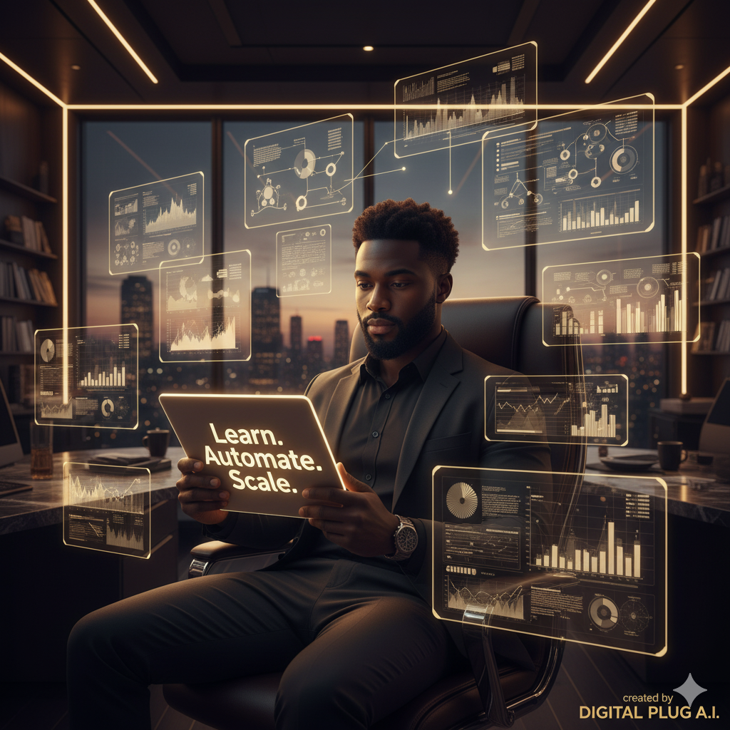 Digital Plug A.I.™ Elite Pack — A.I. Training PDF + Webinar System – Digital Plug A.I.™ | Build. Automate. Scale.