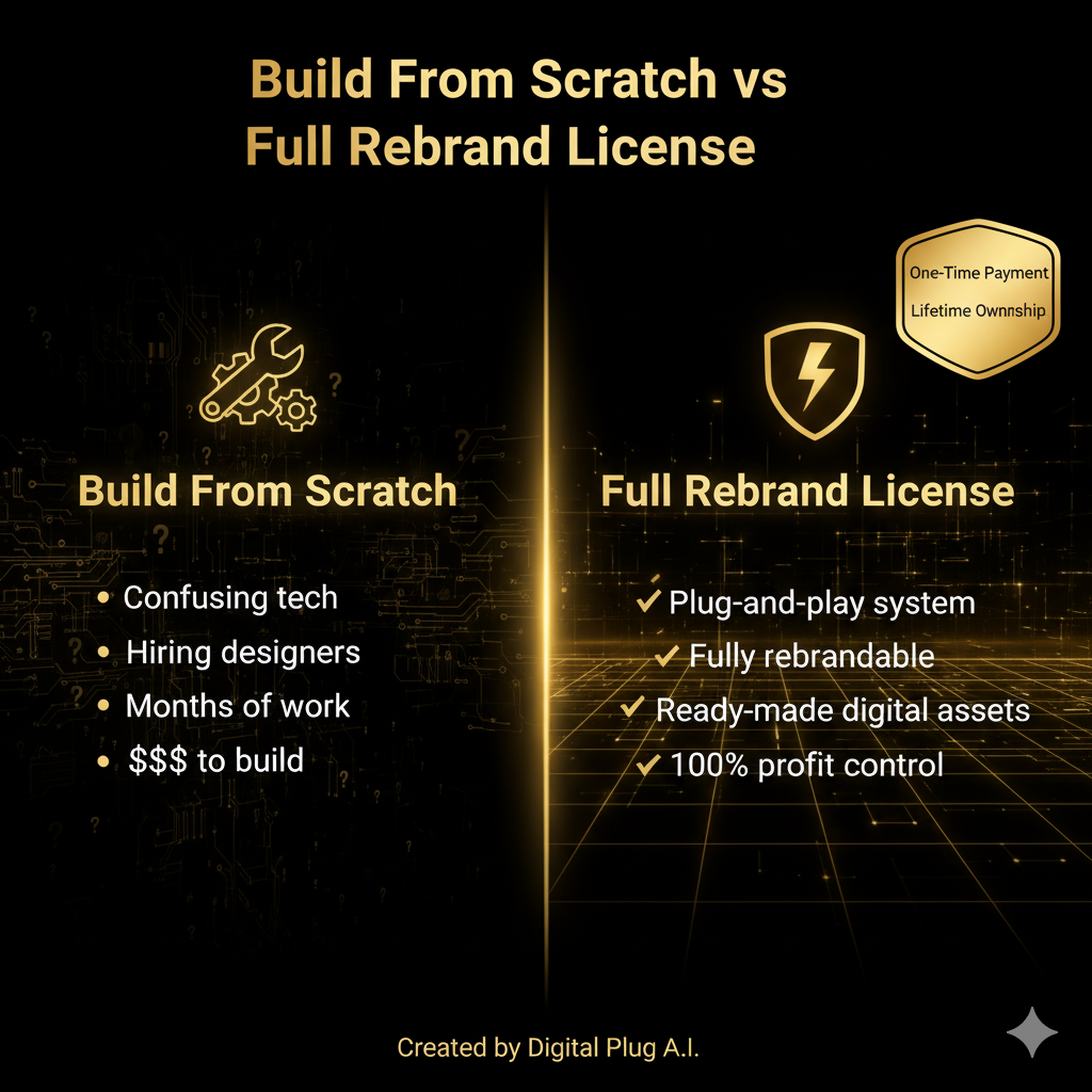 Digital Plug A.I.™ Full Rebrand License — VIP Freedom Edition – Digital Plug A.I.™ | Build. Automate. Scale.